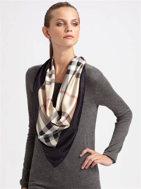 women burberry silk scarf|burberry scarf women classic.